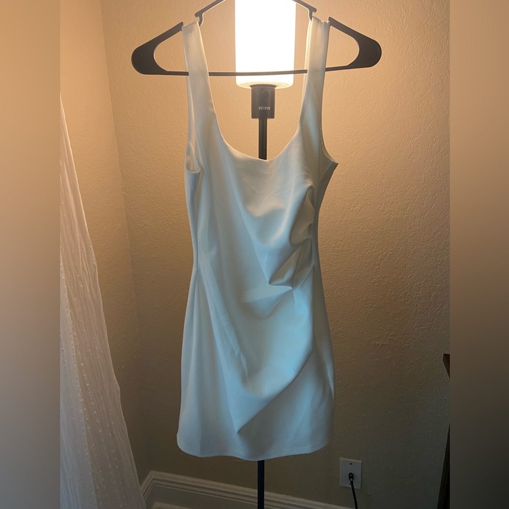 White showpo mini dress